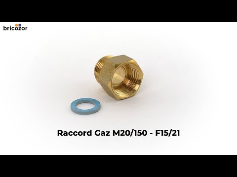 Raccord mâle 20x150 pour gaz BRICOZOR