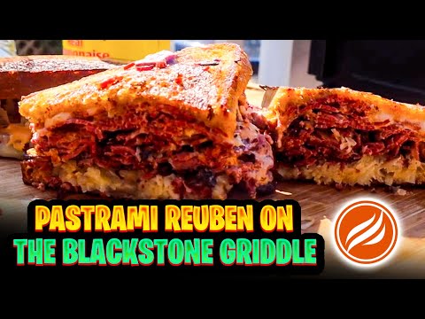 The Best Pastrami Sandwich EVER on the Blackstone Griddle | Reuben Sandwich Recipe