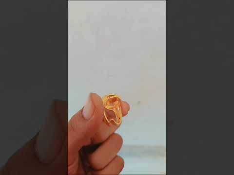 Brass Golden Tirupati Balaji Ring, Free