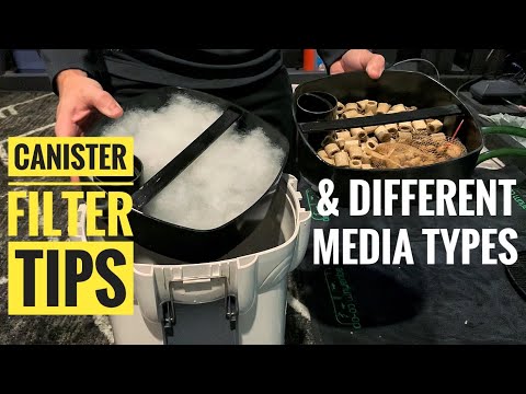 How to SETUP A CANISTER FILTER & the different types of media to use! | Sun-Sun 304B filter