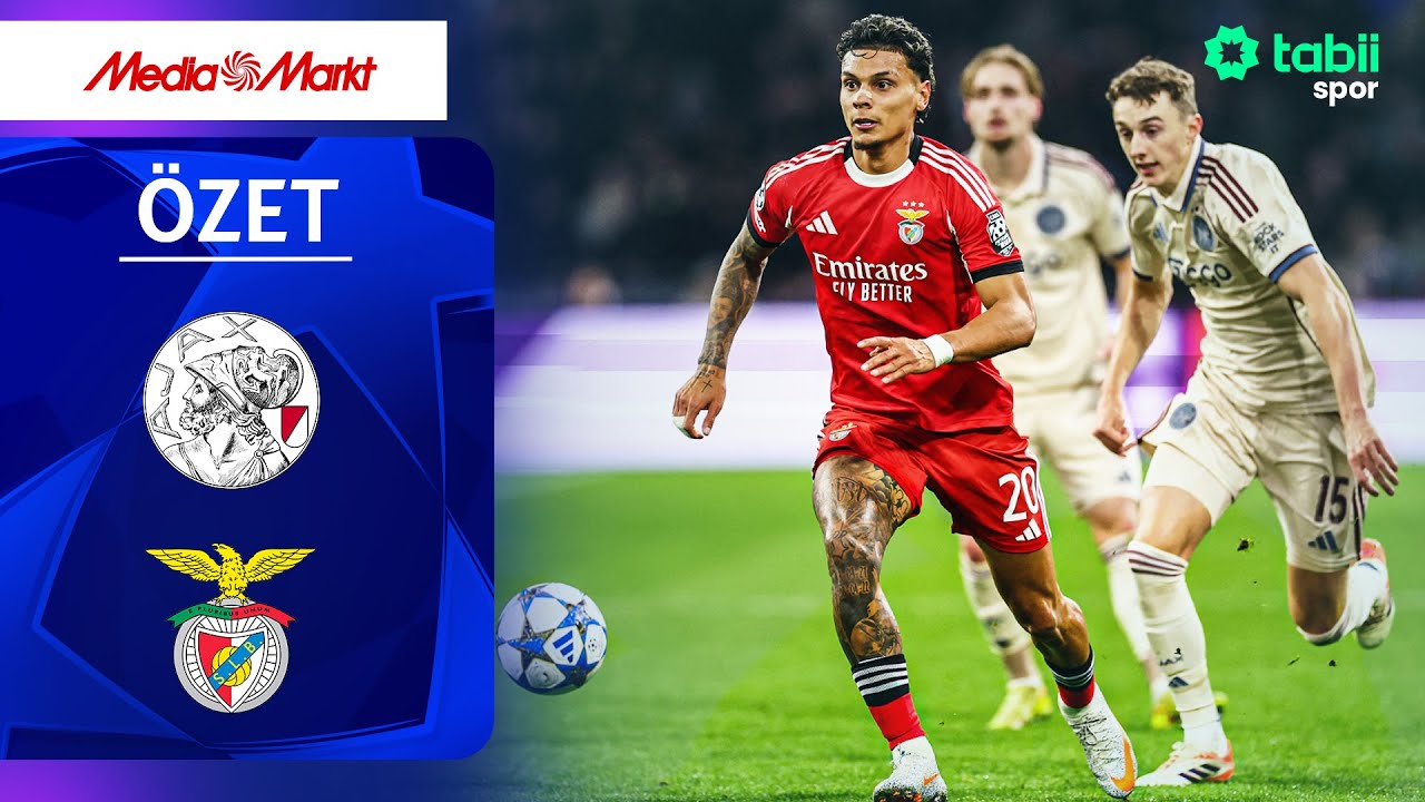 Şampiyonlar Ligi 5. Hafta | Ajax - Benfica (Özet)