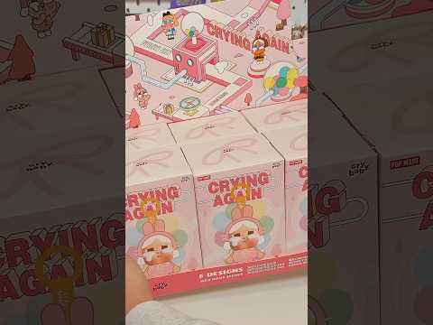 unbox crybaby crying again plush pendant🎀 @POPMARTOFFICIAL #popmart #crybaby #unboxing #blindbox