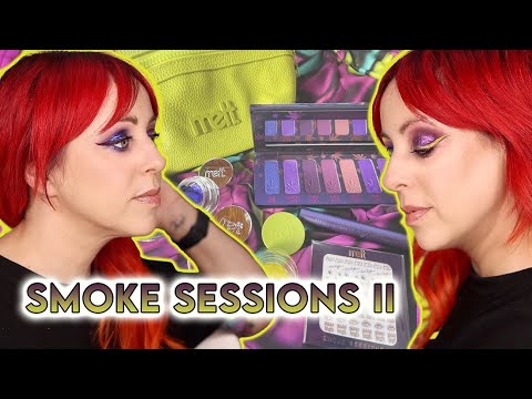 MELT SMOKE SESSIONS II FULL COLLECTION REVIEW 💨 Swatches, 2 Looks