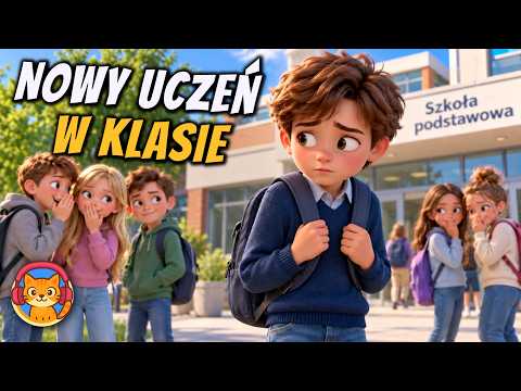 Nowy uczeń w klasie - okładka bajki audio