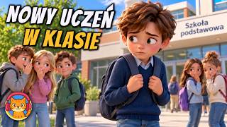Nowy uczeń w klasie - okładka bajki audio