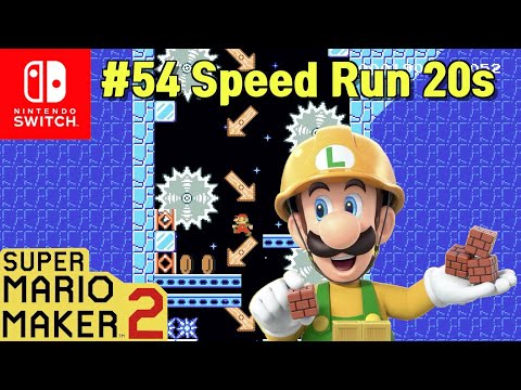 Super Mario Maker 2: Popular course #54 "Speed Run Special"