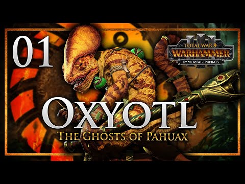 THE ULTIMATE HUNTER OF CHAOS RISES! Total War: Warhammer 3 - Oxyotl Lizardmen IE Campaign #1