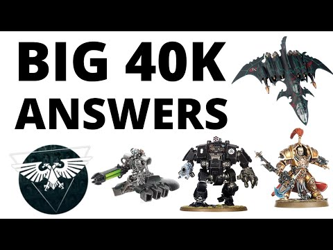 Games Workshop Answers some Big 40K Rules Questions - Core Rules Errata, Commentary and FAQs