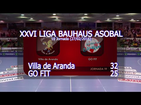 LIGA BAUHAUS ASOBAL J19 Villa de Aranda - GO FIT 32 - 25