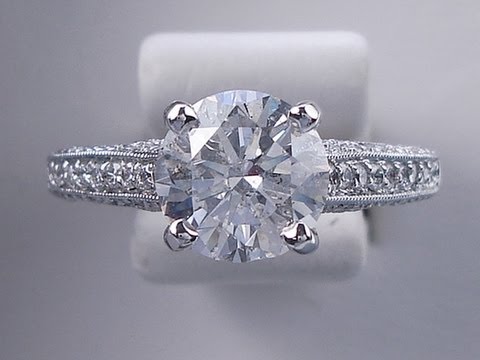 2.00 ctw Round Brilliant Cut G SI2 Diamond Engagement Ring - BigDiamondsUSA