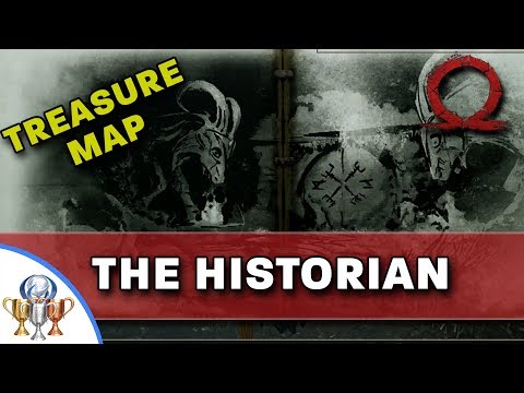 God of War Treasure Map - The Historian - Map and Dig Spot Locations
