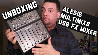 Video thumbnail for "Check it out" Unboxing my new Alesis multimix 8 usb fx mixer by CHECK IT OUT OFFICIAL PAGE