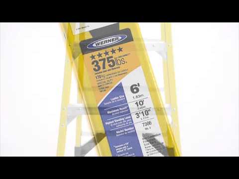 6ft 42 inch Spread Ladder - Werner Product Review Video