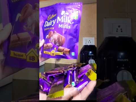 Cadbury dairy milk mini home treat pack unboxing #shorts #cadbury  #dairymilkmini  #foodvlogger