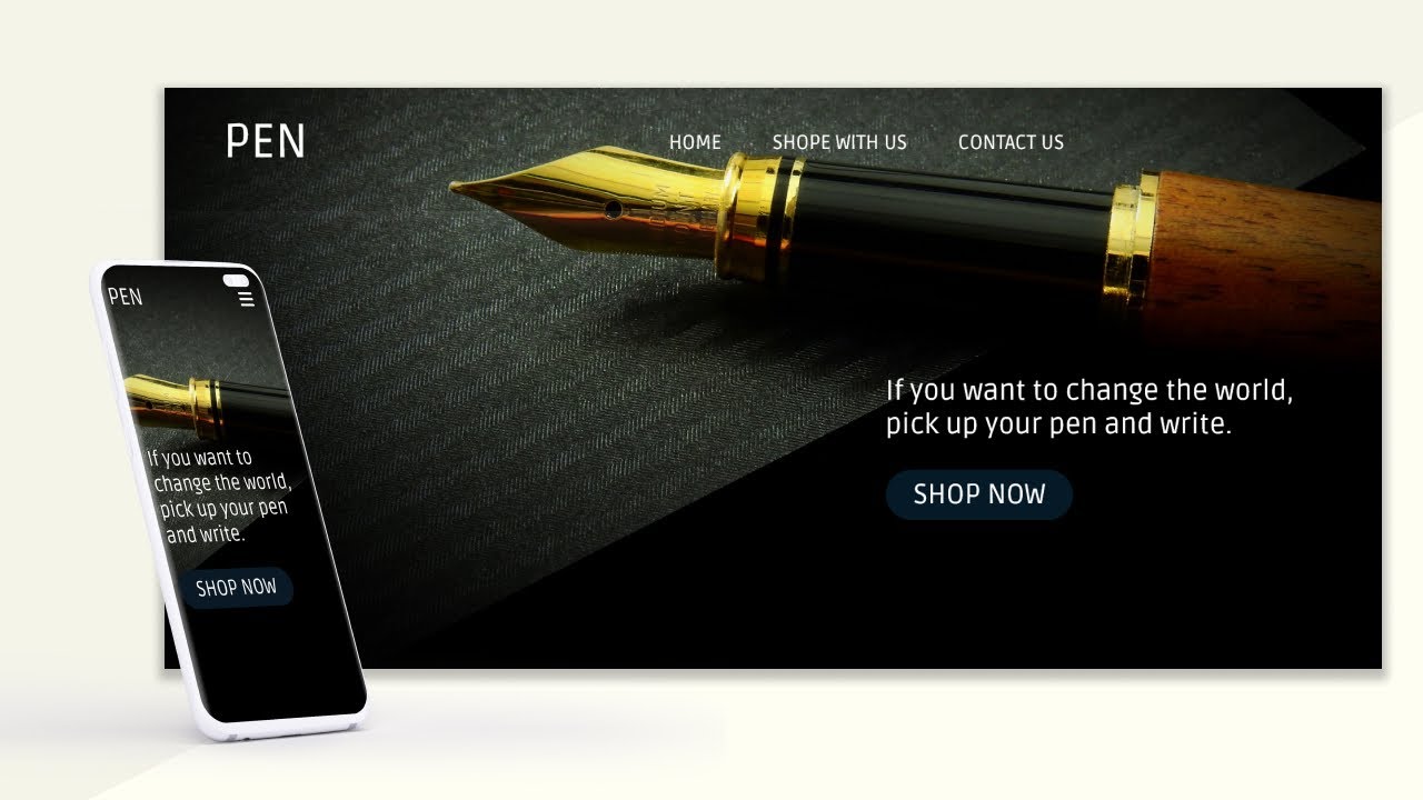 Design a Simple Hero Section with HTML, CSS & JS: A Beginner's Tutorial