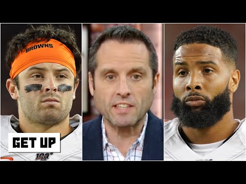 討論沒有小奧德爾-貝克漢姆的貝克-梅菲爾德的期望。| 起床 (Discussing expectations for Baker Mayfield without Odell Beckham Jr. | Get Up)