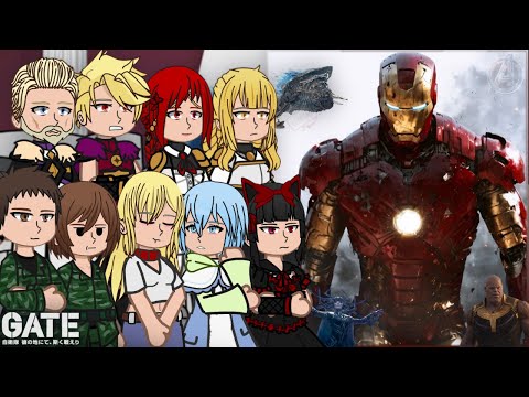 Gate react to Iron Man || Endgame