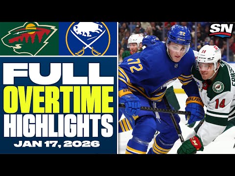 Wild at Sabres | FULL Overtime Highlights - January 17, 2026