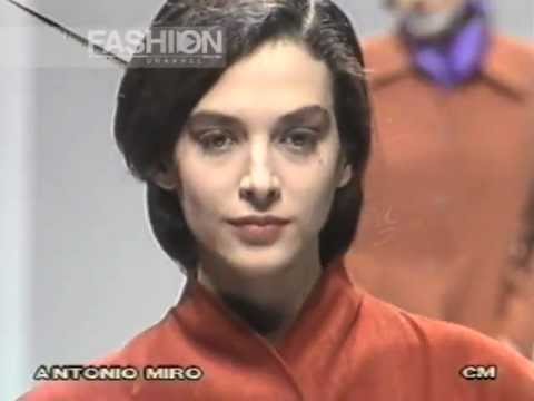 "Antonio Miro" Autumn Winter 1990 1991 Madrid Pret a Porter Woman by Canale Moda