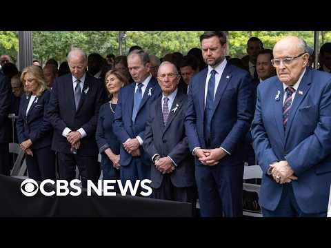 Watch: Sixth moment of silence in NYC at 10:28 a.m. when the WTC North Tower collapsed on 9/11