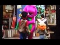 Barney Comes To Life This Group Michael Tina Min And Derek