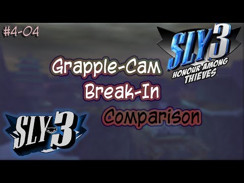 Sly 3 Episode 4: Grapple-Cam Break-In comparison (0921.1843 vs. 0802.0136)