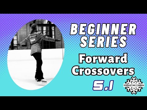 How to do Forward Crossovers on Ice | Beginner Learn to Ice Skate Series thumbnail
