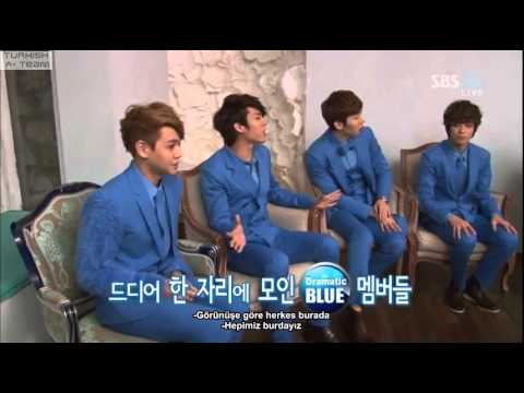 121202 The Color of KPOP - Dramatic BLUE @ SBS Inkigayo [Türkçe Altyazılı / Turkish Subtitle]