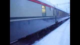 preview picture of video 'Express train 715 Kuopio-Oulu arrives in Kajaani station'
