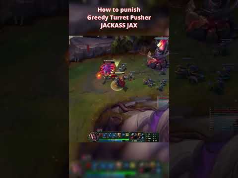 Darius Shows How to Destroy Greedy Turret Pusher Jax #leagueoflegneds #dariuslol #darius #jax