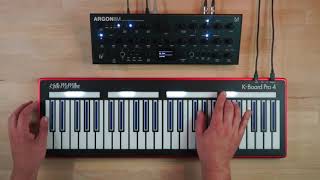 Video thumbnail for KMI Synth Spotlight: K-Board Pro 4 MPE Controller meets ARGON8 from Modal Electronics by Muse Kinetics