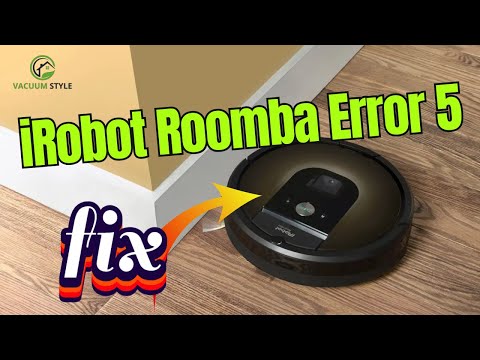 How to Fix iRobot Roomba Stuck Error 5 — Right Wheel Troubleshooting