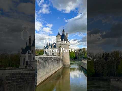 This fairytale castle is only 2 hours away from Paris 👇🏻#travel #france #paris