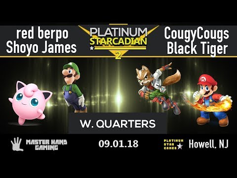 Platinum Starcadian 2 - red berpo + Shoyo James vs CougyCougs + Black Tiger  - Winner's Quarters
