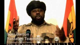 SOLO BANTON - RASTAFARI TEACHINGS (OFFICIAL VIDEO) ( Reality Shock Records )