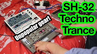 Video thumbnail for Techno trance on the Roland SH-32 and MAM SQ16 by gwEm’s gwEmbassy