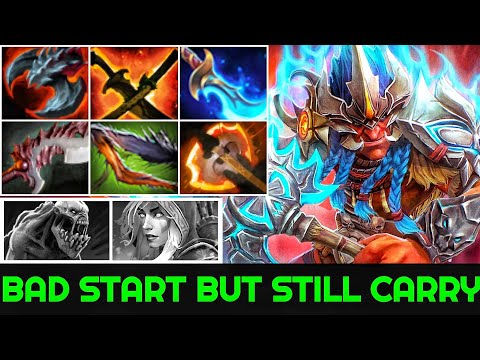 Topson [Troll Warlord] Bad Start But Still Carry Hard Game WTF Plays 7.23 Dota 2