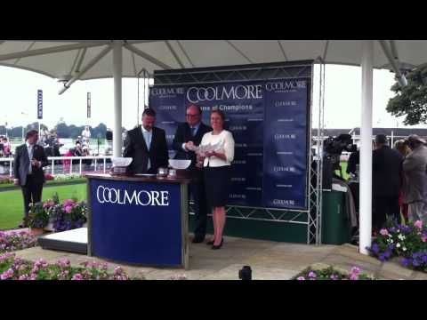 Prize giving - Ortensia wins Nunthorpe Stakes at York 24 Aug 2012