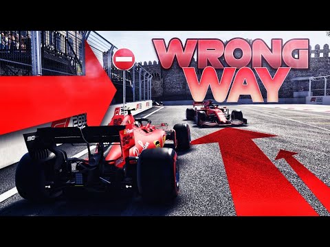 WE DID A RACE AT BAKU IN REVERSE