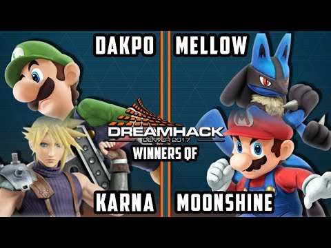 DHDEN17 Smash 4 - Dakpo & Karna Vs. Mellow & Moonshine - Wii U Doubles WQF