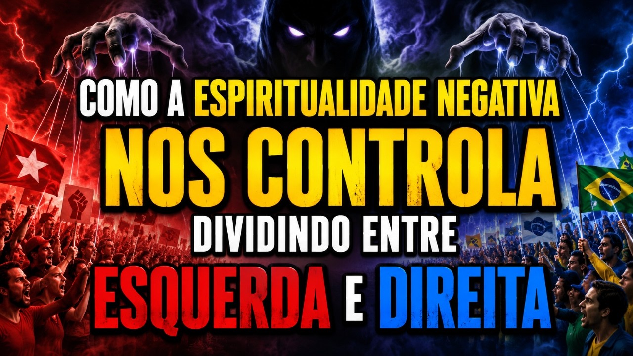 COMO A ESPIRITUALIDADE NEGATIVA NOS CONTROLA DIVIDINDO ENTRE ESQUERDA E DIREITA