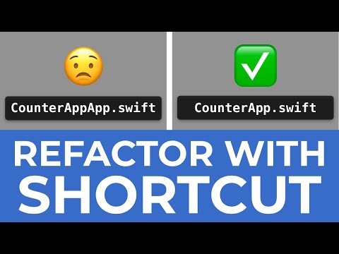 Xcode Rename with Shortcut (SwiftUI TDD #5) thumbnail