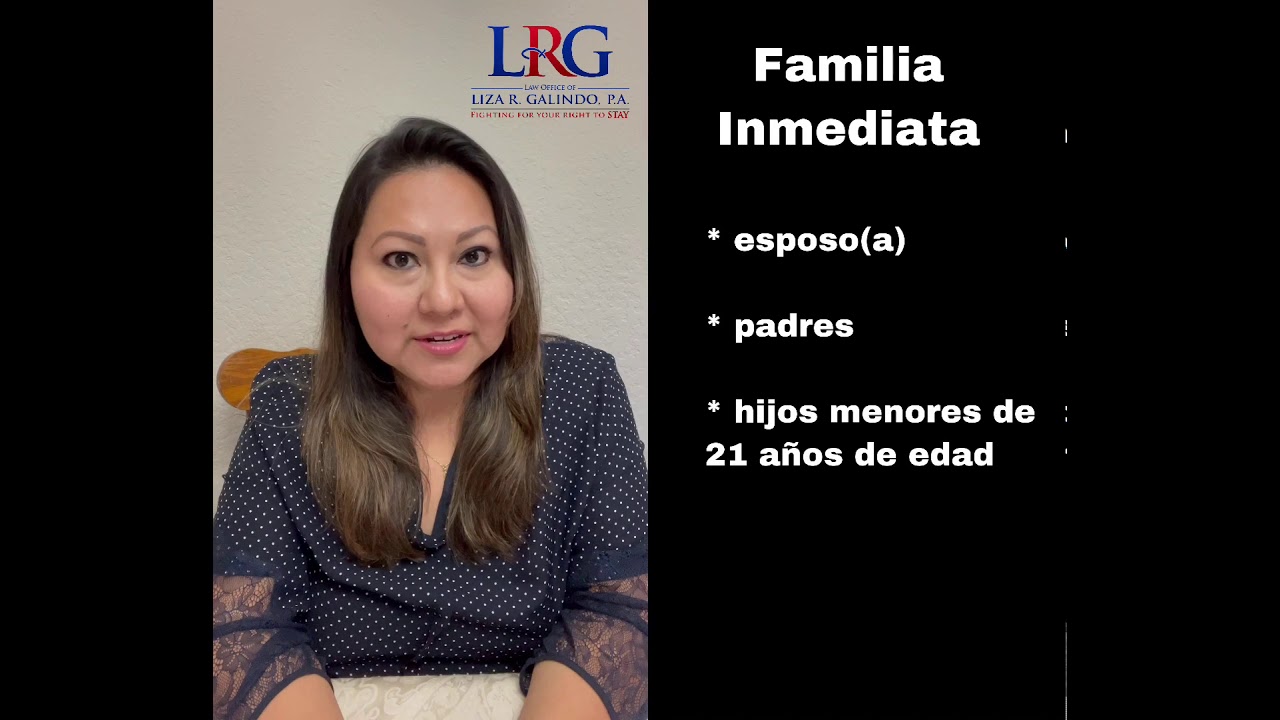 Que es ser familia inmediata