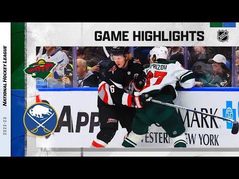 Wild @ Sabres 1/7 | NHL Highlights 2023