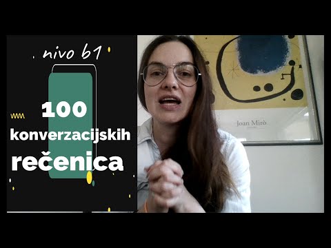 NEMAČKI B1 - 100 KONVERZACIJSKIH REČENICA NA NIVOU B1 - PRESKOČITE NEPOTREBNO -UČITE ONO ŠTO KORISTI