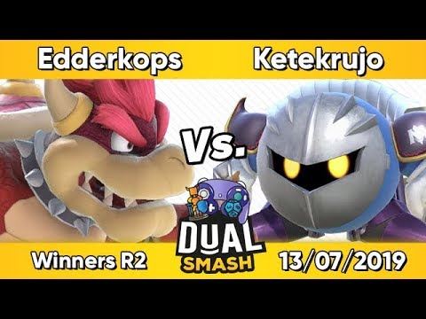 [Dual Smash #8 Arcadian] Edderkops (Bowser) Vs. Ketekrujo (Metaknight) - Winners R2