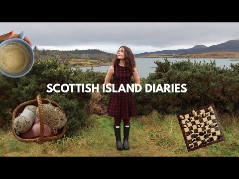 a stormy weekend on a Scottish island spent in a cosy cottage.