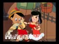 Pinocchio I Ve Got No Strings One Line Multilanguage