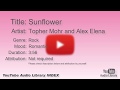 Sunflower Topher Mohr And Alex Elena Rock Romantic YouTube Audio Library BGM