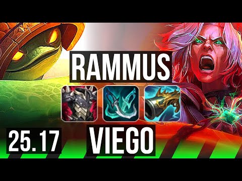 RAMMUS vs VIEGO (JGL) | 44k DMG, Legendary | EUW Master | 25.17
